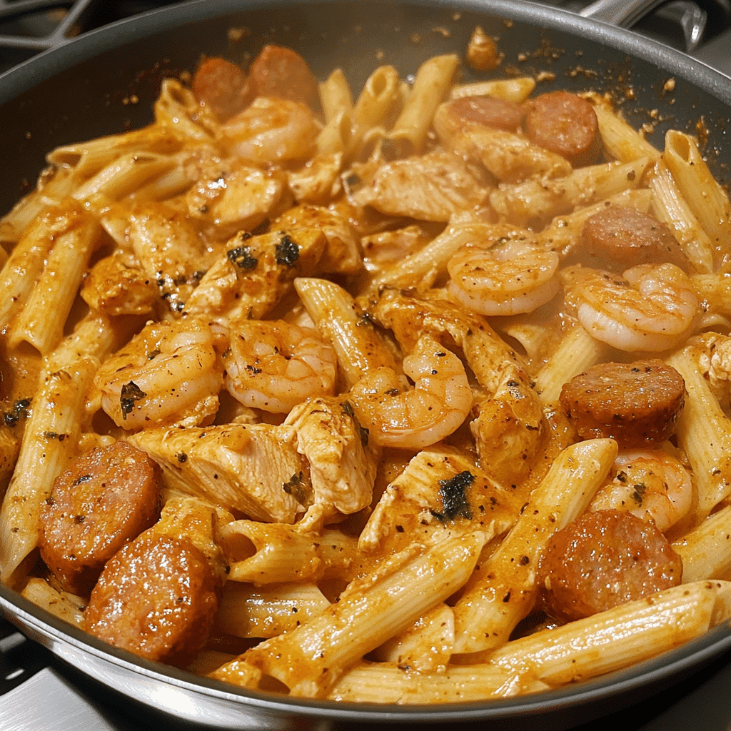cooking tips for perfect shrimp sausage and chicken pasta texture