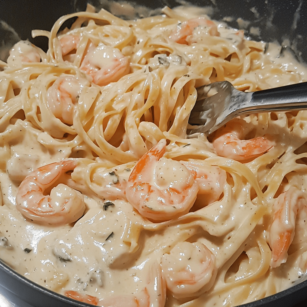 Cooking Shrimp for Creamy Boursin Shrimp Pasta Recipe