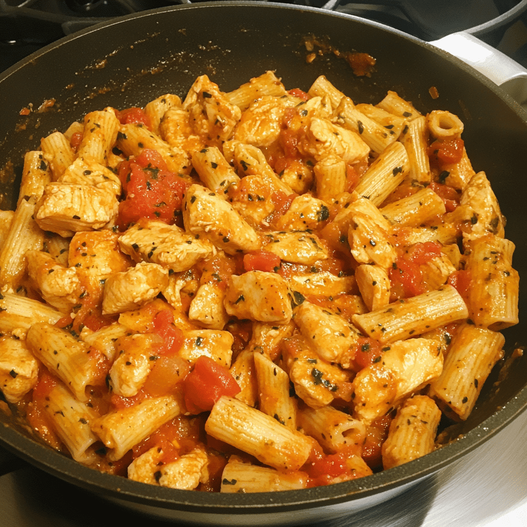 Onion and garlic sauté for chicken pasta recipes no cream