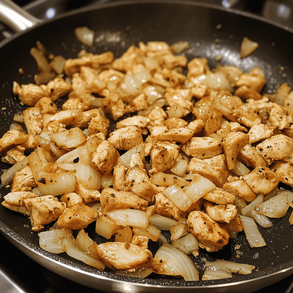 Searing chicken for pasta without cream