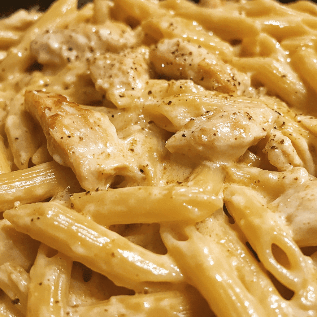 one pot garlic parmesan chicken pasta