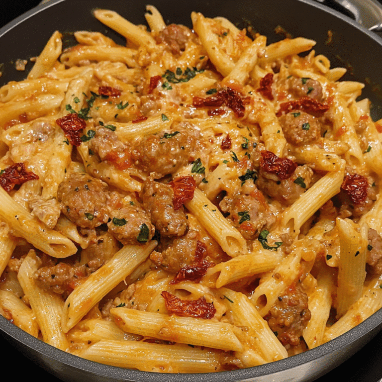 sausage sun dried tomato pasta